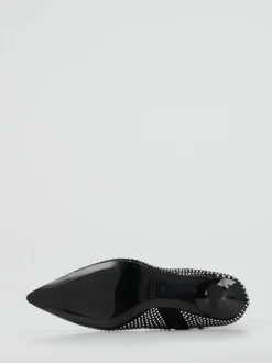 Konstantin Starke – Ankle Boots aus Metallic mit Strass