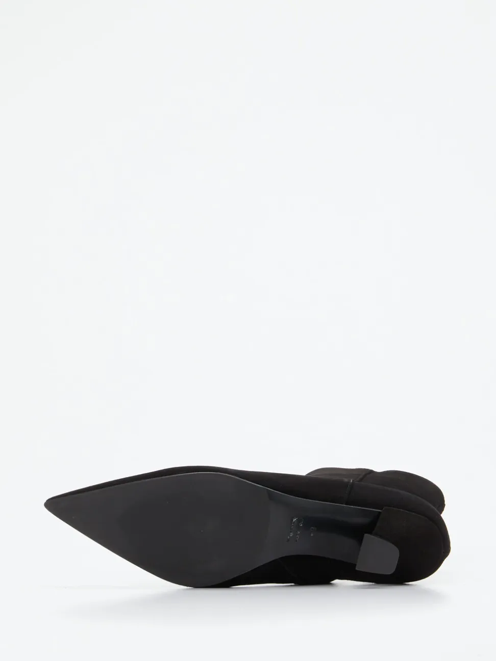 Konstantin Starke – Ankle Boots aus Veloursleder schwarz