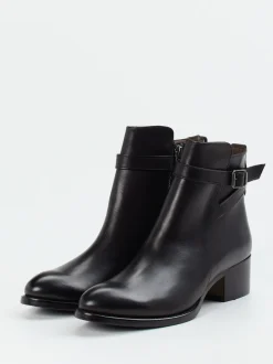 Konstantin Starke – Ankle Boots aus Kalbleder Schwarz