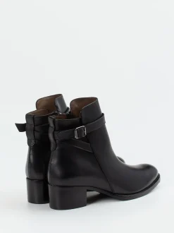 Konstantin Starke – Ankle Boots aus Kalbleder Schwarz