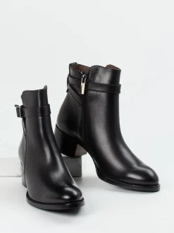 Konstantin Starke – Ankle Boots aus Kalbleder Schwarz