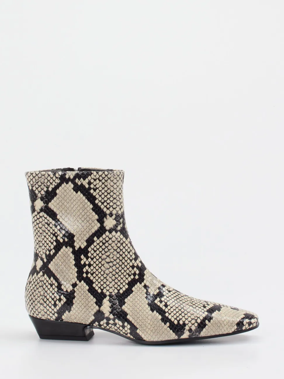 Konstantin Starke – Ankle Boots aus geprägtem Leder Beige