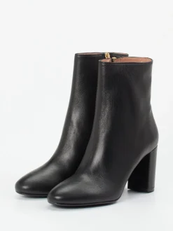 Konstantin Starke – Ankle Boots aus Lammleder schwarz