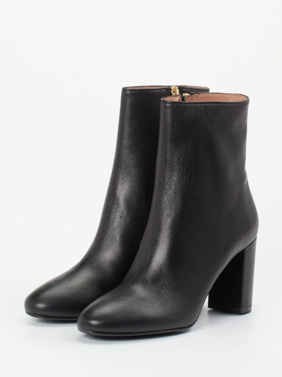 Konstantin Starke – Ankle Boots aus Lammleder schwarz
