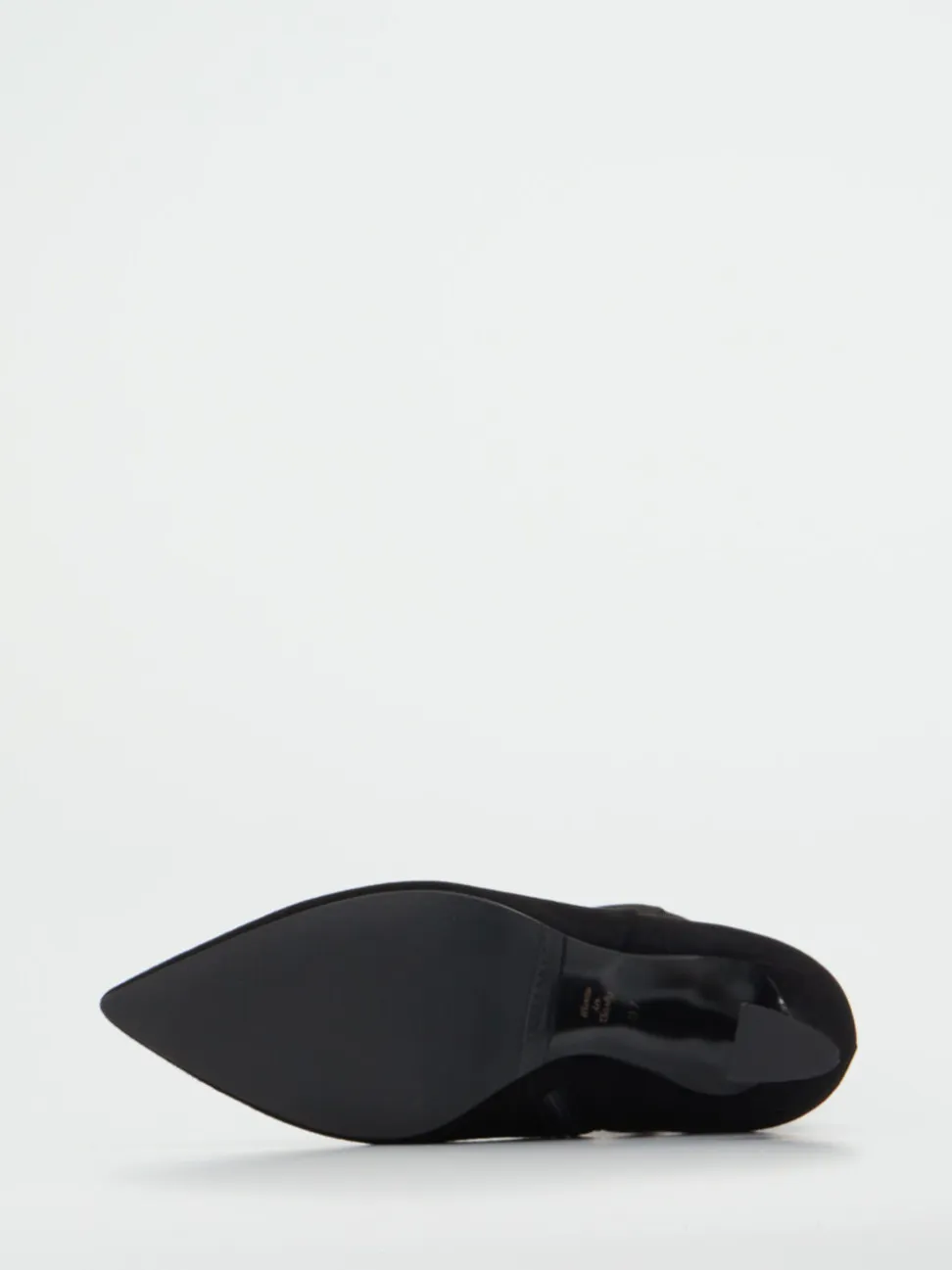 Konstantin Starke – Ankle Boots aus Veloursleder Schwarz