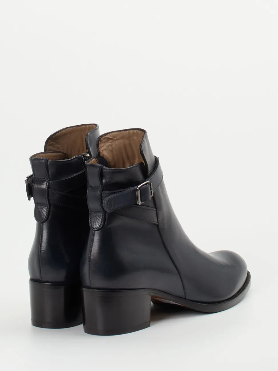 Konstantin Starke – Ankle Boots aus Kalbleder Blau