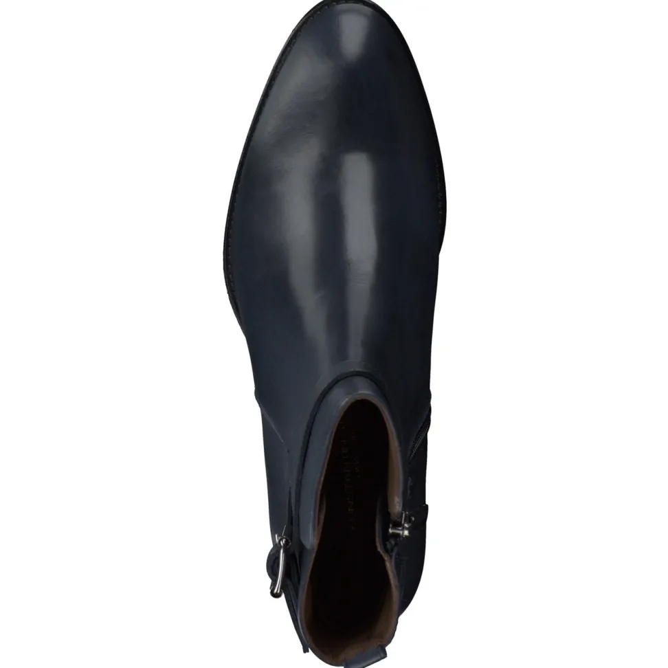 Konstantin Starke – Ankle Boots aus Kalbleder Blau