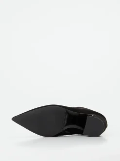 Konstantin Starke – Ankle Boots aus Veloursleder Schwarz