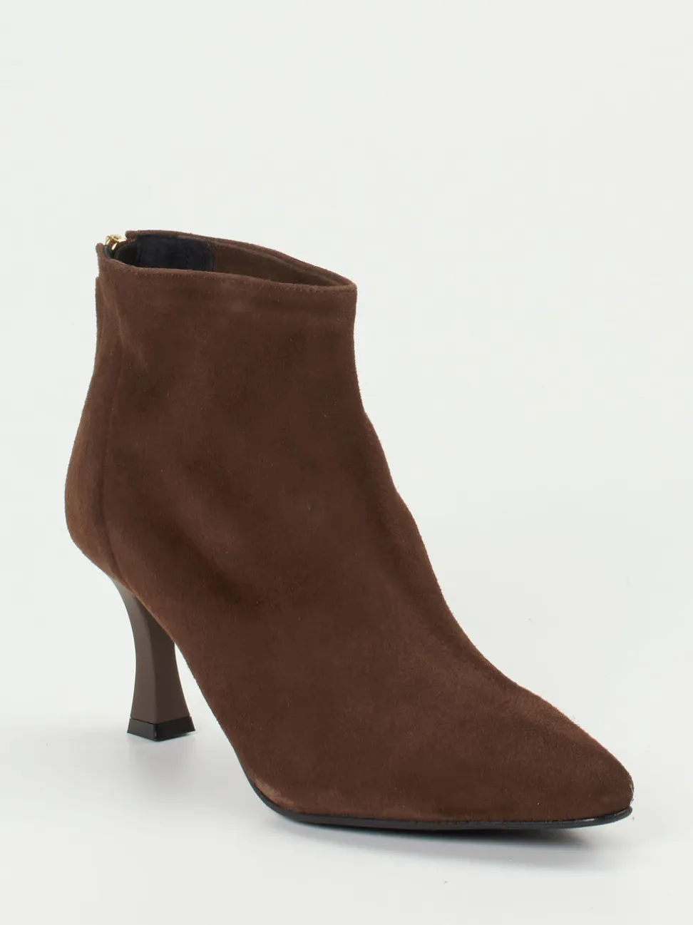 Konstantin Starke – Ankle Boots aus Veloursleder braun