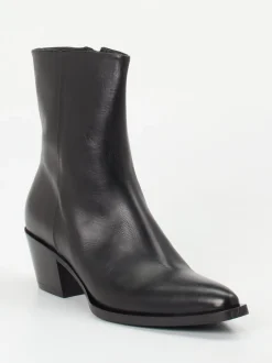 Konstantin Starke – Ankle Boots aus Kalbleder Schwarz