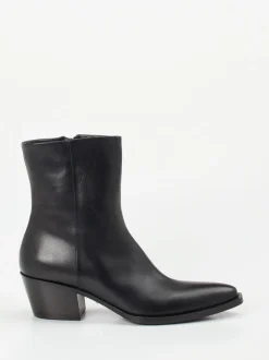 Konstantin Starke – Ankle Boots aus Kalbleder Schwarz