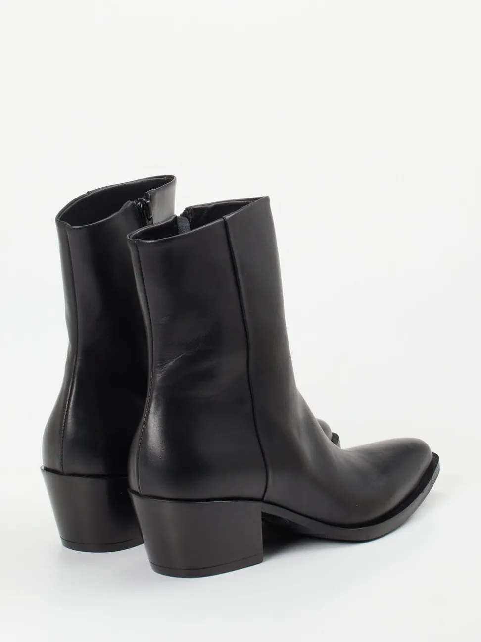 Konstantin Starke – Ankle Boots aus Kalbleder Schwarz