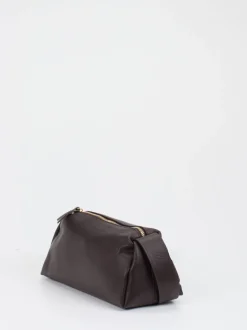 Konstantin Starke – Baguette Bag aus Lammleder Dunkelbraun