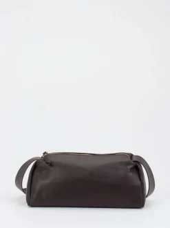 Konstantin Starke – Baguette Bag aus Lammleder Dunkelbraun