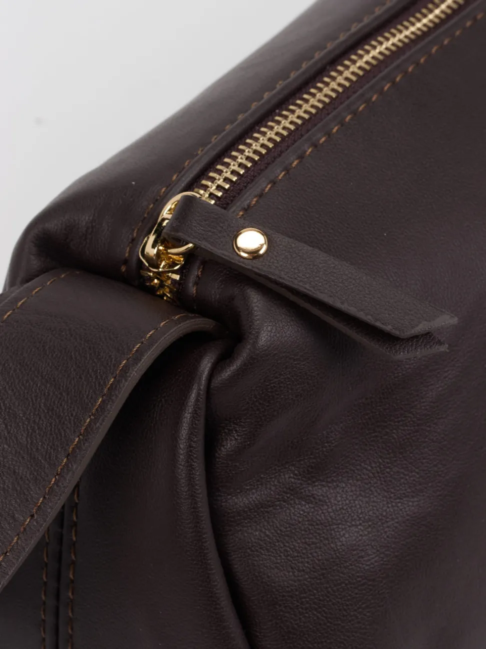 Konstantin Starke – Baguette Bag aus Lammleder Dunkelbraun