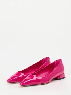 Konstantin Starke – Ballerinas aus Lackleder fuchsia