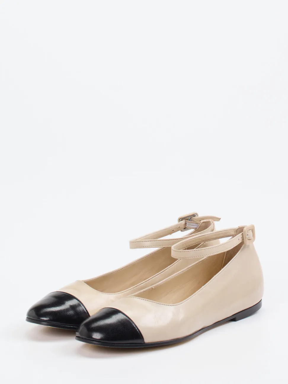 Konstantin Starke – Ballerinas aus Lammleder zweifarbig