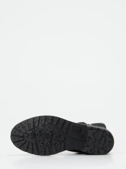 Konstantin Starke – Biker Boots aus Nubukleder schwarz