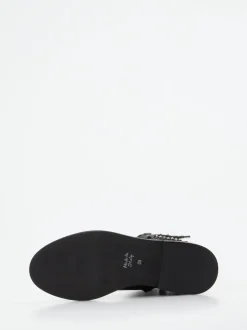 Konstantin Starke – Biker Boots aus Kalbleder schwarz