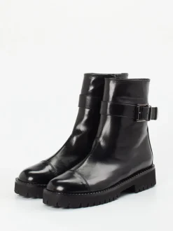 Konstantin Starke – Biker Boots aus Lammleder Schwarz