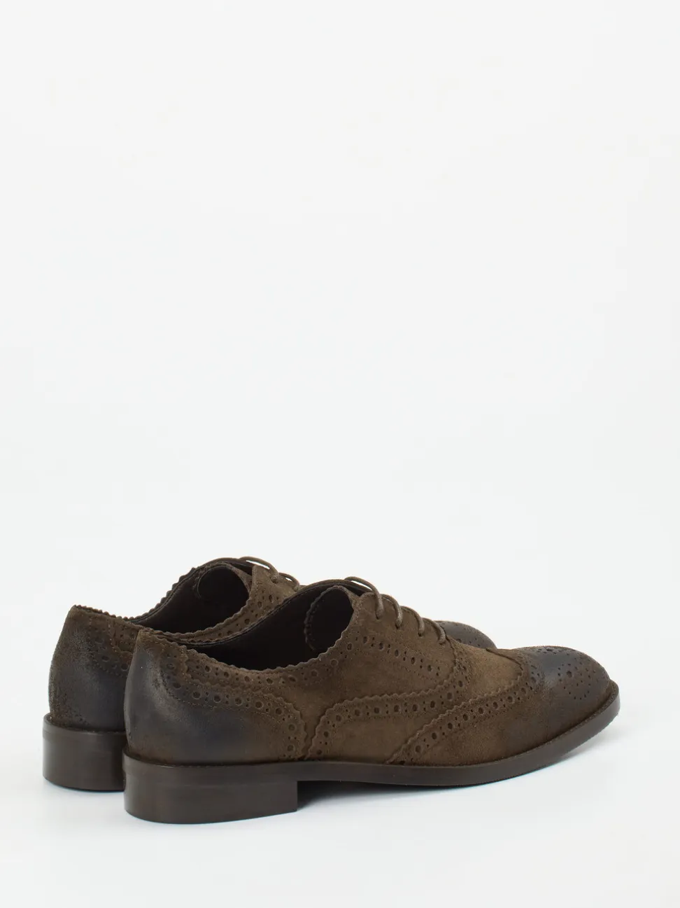 Konstantin Starke – Brogues aus Veloursleder mokkabraun