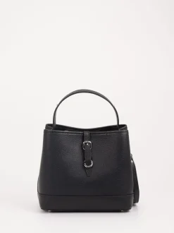 Konstantin Starke – Bucket Bag aus Kalbleder Schwarz