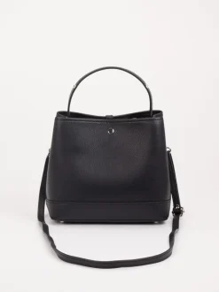 Konstantin Starke – Bucket Bag aus Kalbleder Schwarz