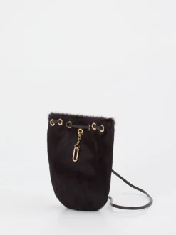 Konstantin Starke – Bucket Bag aus Leder in Braun