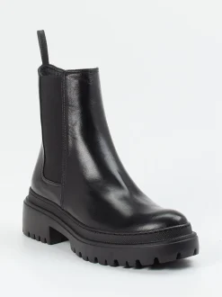 Konstantin Starke – Chelsea Boots aus Lammleder schwarz