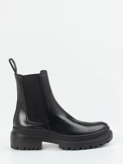 Konstantin Starke – Chelsea Boots aus Lammleder schwarz