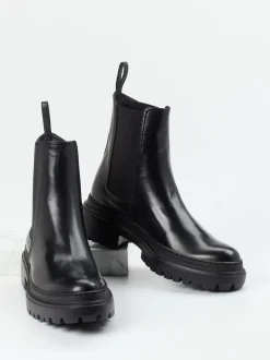 Konstantin Starke – Chelsea Boots aus Lammleder schwarz