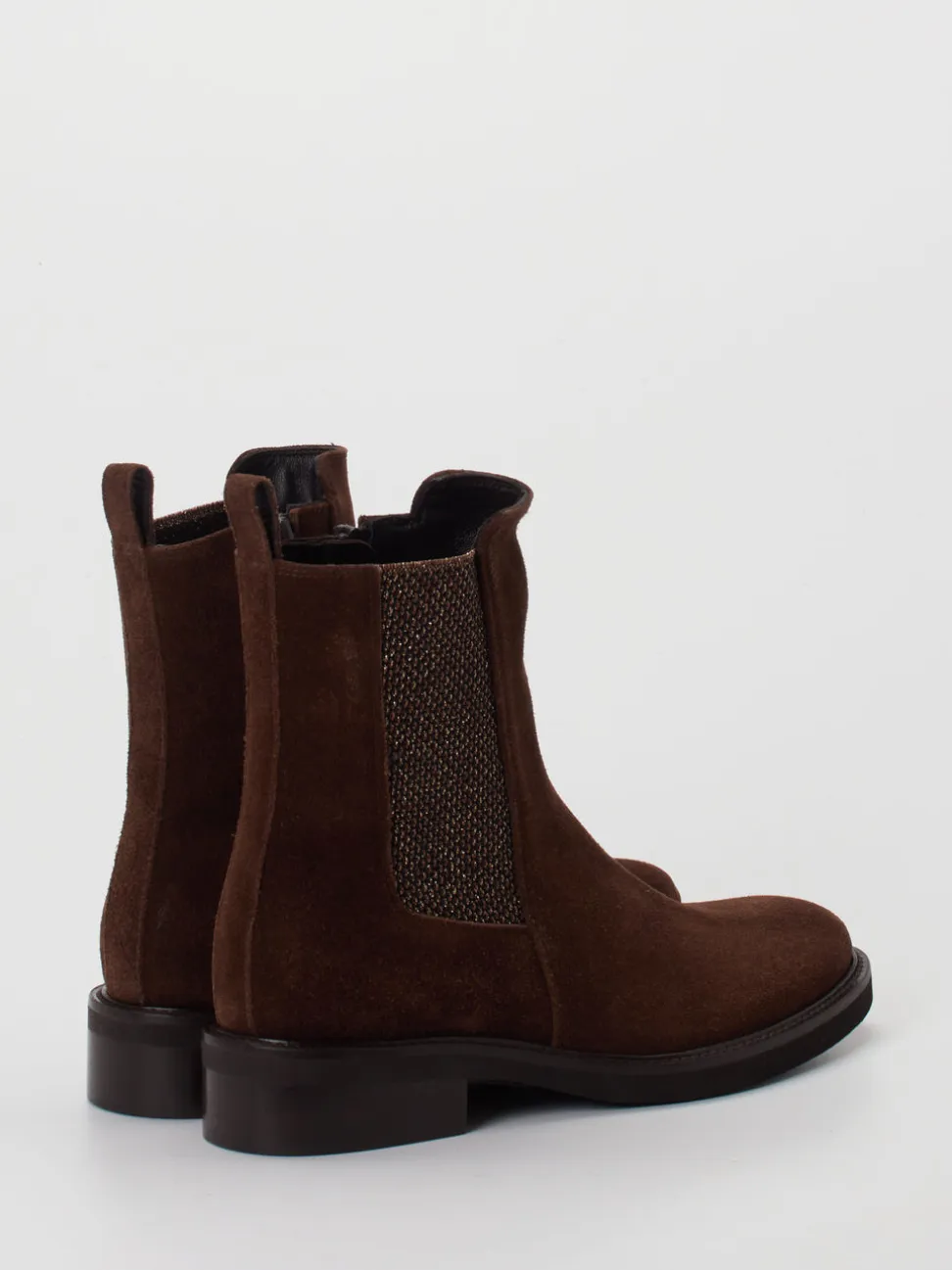 Konstantin Starke – Chelsea Boots aus Veloursleder braun