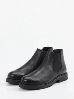 Konstantin Starke – Chelsea Boots aus Kalbleder schwarz