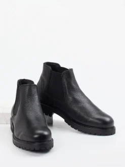 Konstantin Starke – Chelsea Boots aus Kalbleder schwarz