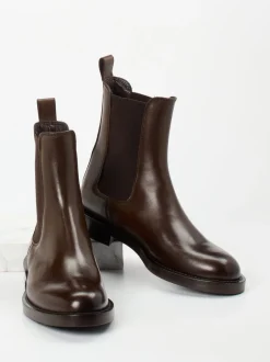 Konstantin Starke – Chelsea Boots aus Kalbleder Dunkelbraun