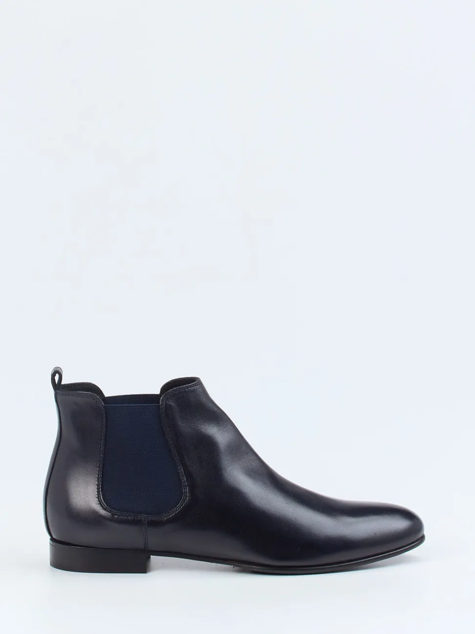 Konstantin Starke – Chelsea Boots aus Lammleder blau