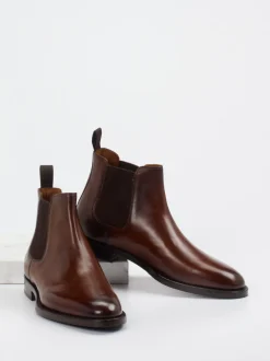 Konstantin Starke – Chelsea Boots aus Kalbleder Braun