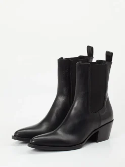 Konstantin Starke – Chelsea Boots aus Kalbleder schwarz