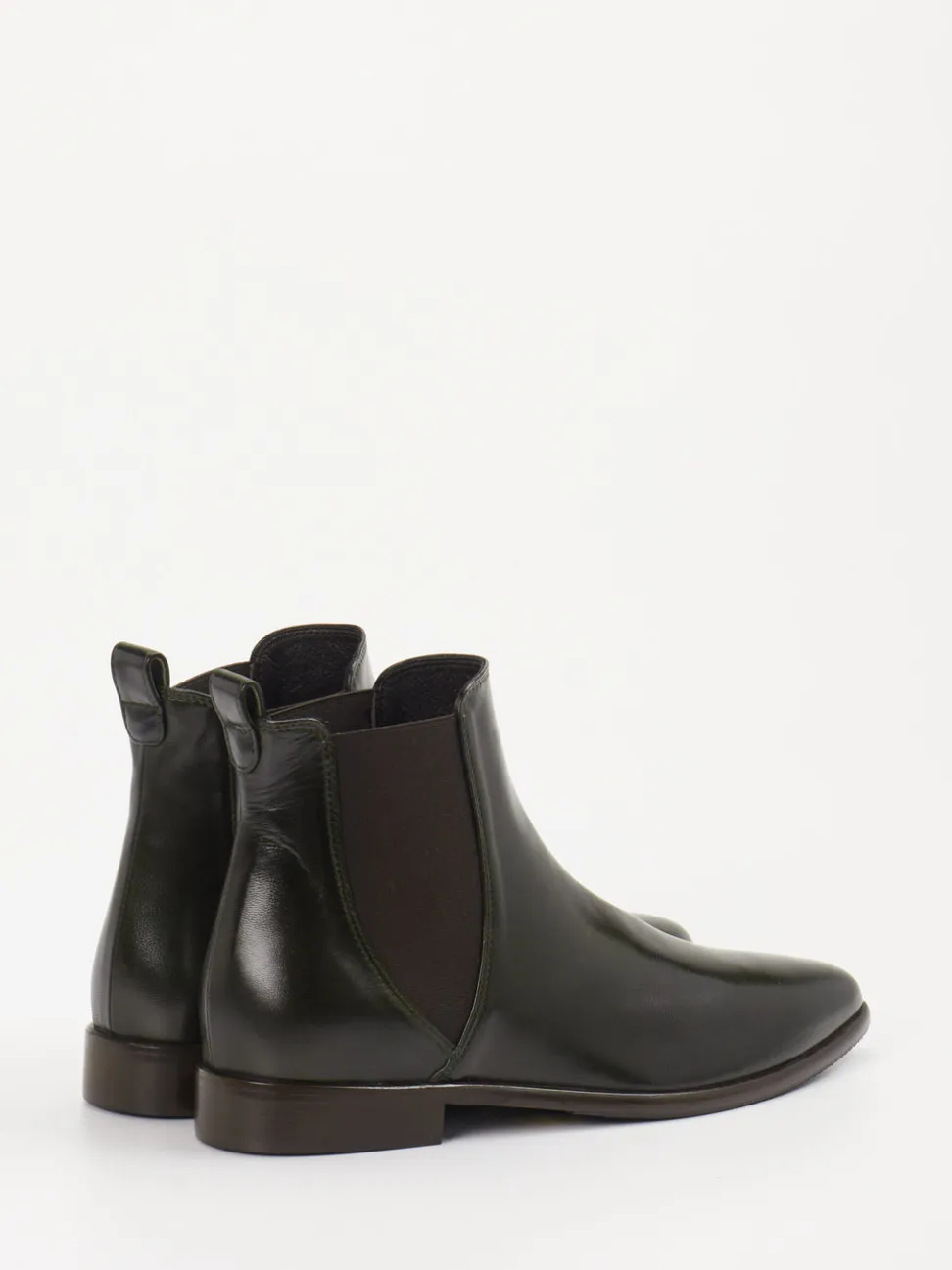 Konstantin Starke – Chelsea Boots aus Lammleder grün