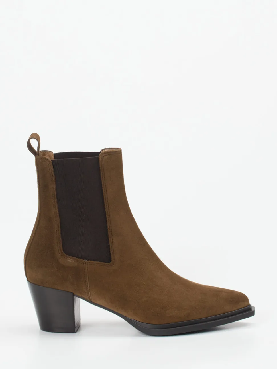 Konstantin Starke – Chelsea Boots aus Veloursleder braun