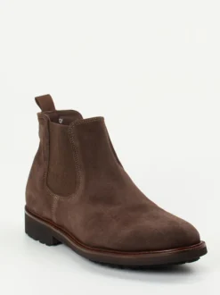 Konstantin Starke – Chelsea Boots aus Veloursleder dunkelbraun