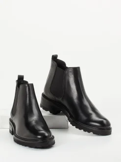 Konstantin Starke – Chelsea Boots aus Lammleder Schwarz