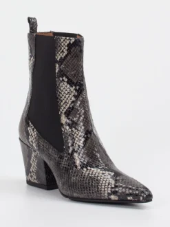 Konstantin Starke – Chelsea Boots aus Lammleder grau