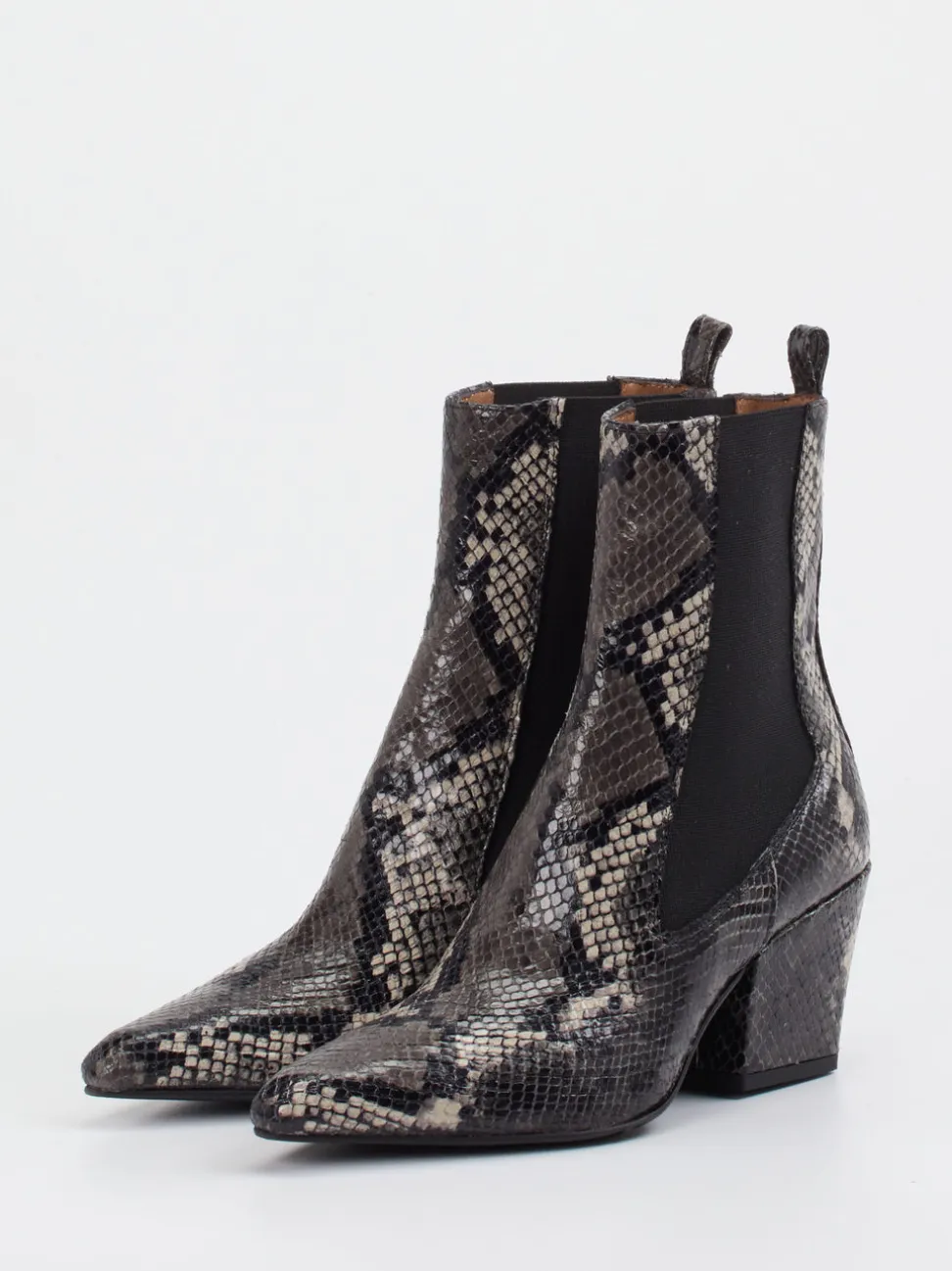 Konstantin Starke – Chelsea Boots aus Lammleder grau