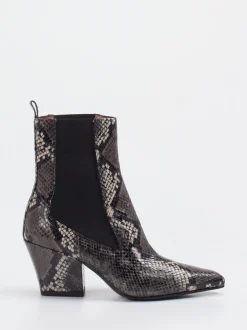 Konstantin Starke – Chelsea Boots aus Lammleder grau
