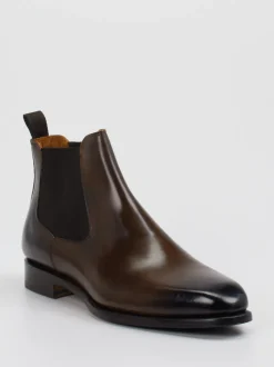 Konstantin Starke – Chelsea Boots aus Kalbleder dunkelbraun