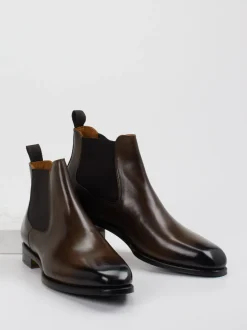 Konstantin Starke – Chelsea Boots aus Kalbleder dunkelbraun