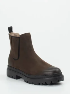 Konstantin Starke – Chelsea Boots aus Nubukleder braun