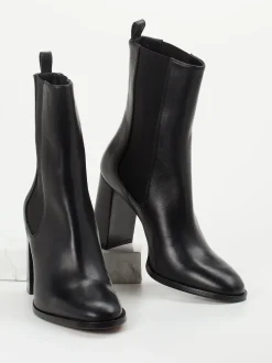 Konstantin Starke – Chelsea Boots aus Lammleder schwarz