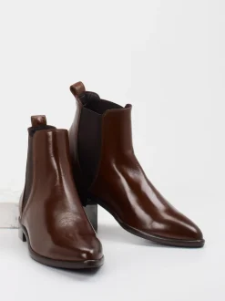 Konstantin Starke – Chelsea Boots aus Lammleder braun